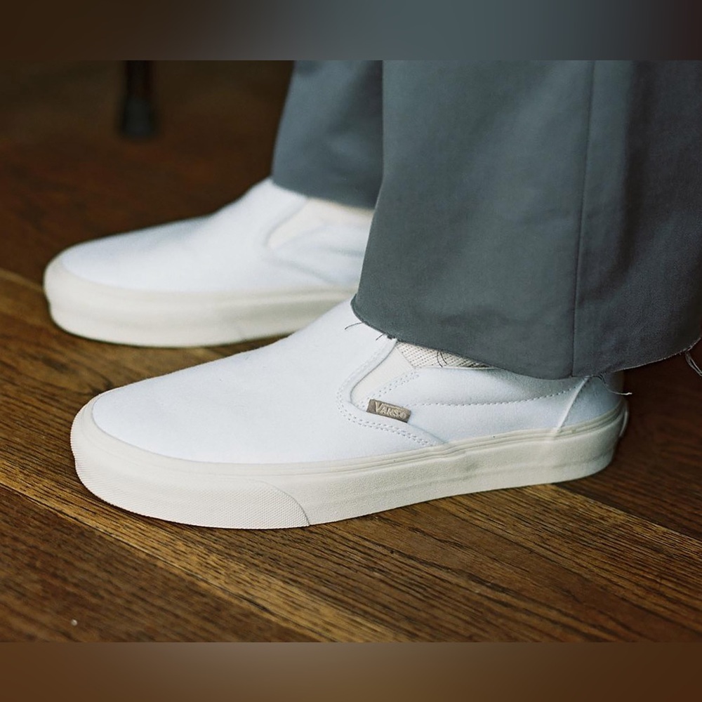 JJJJound x Vault by Vans Classic Slip-On VLT LX | True White | US M9